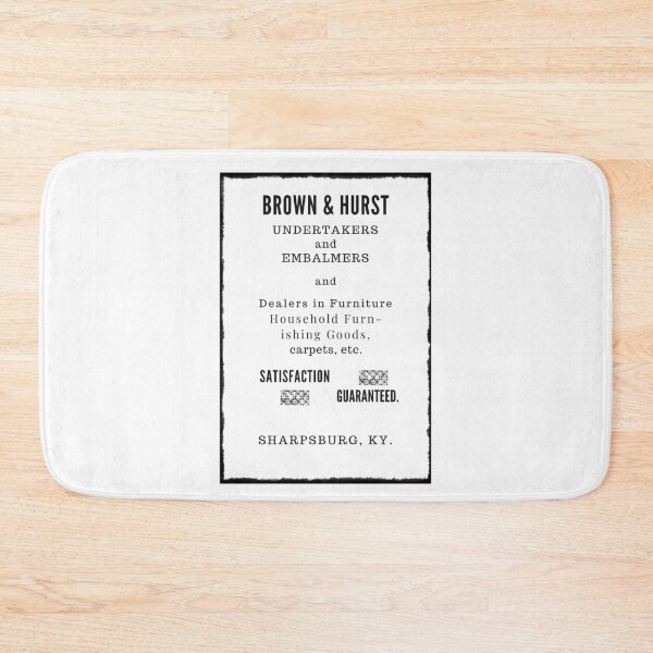 Item preview, Brown & Hurst Undertakers and Embalmers designed and sold by JoezPlace.