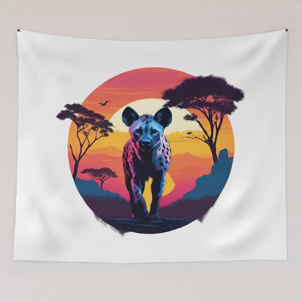 Item preview, African Spotted Hyena at Sunset designed and sold by Creastore.