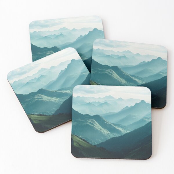 Item preview, Mountains Valley Landscape, Mountains Wall Art designed and sold by NicolasGlowArt.