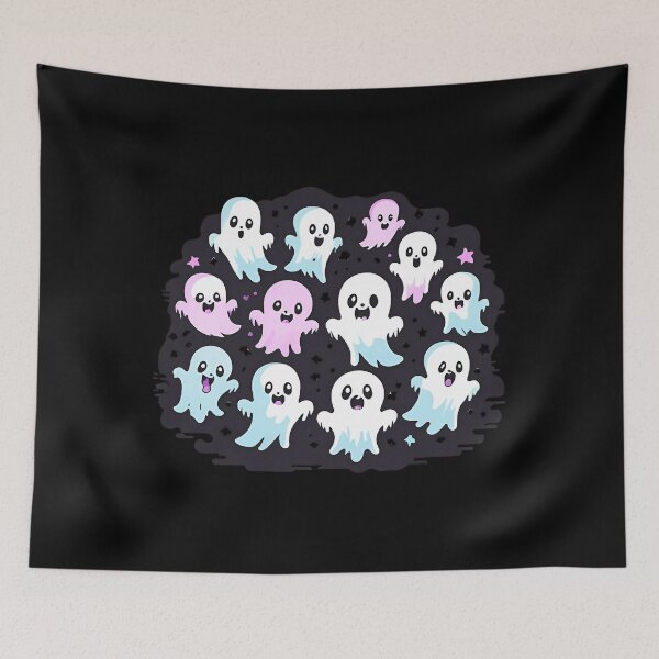 Item preview, Adorable & Eerie Ghost: Surrealism Meets Synthwave D19 designed and sold by pixelandcrafted.