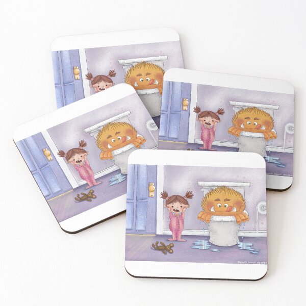 Item preview, Toilet Monster designed and sold by @ south_beach_doodles.