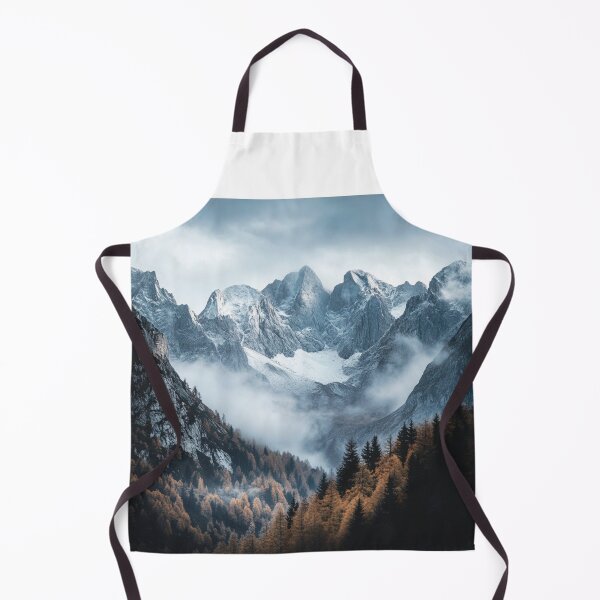 Artikelvorschau, Winter Berge Landschaft, Natur Wandkunst entworfen und verkauft von NicolasGlowArt.