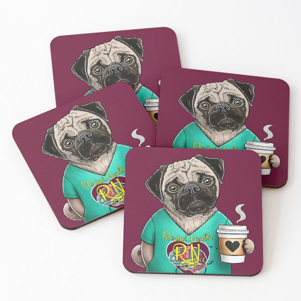 Item preview, Psych Nurse Puggy designed and sold by FivePugs.
