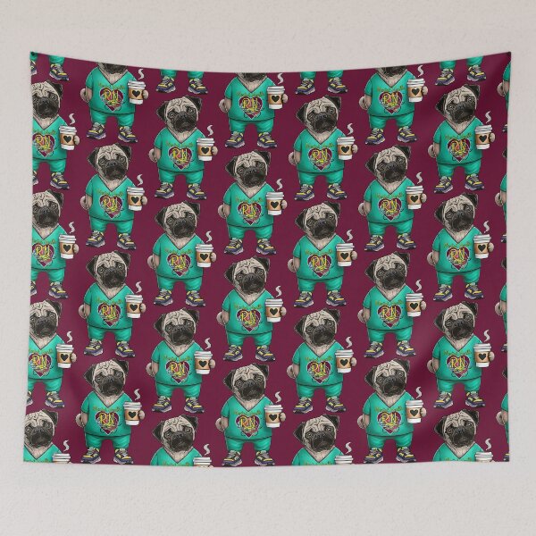 Item preview, Psych Nurse Puggy designed and sold by FivePugs.