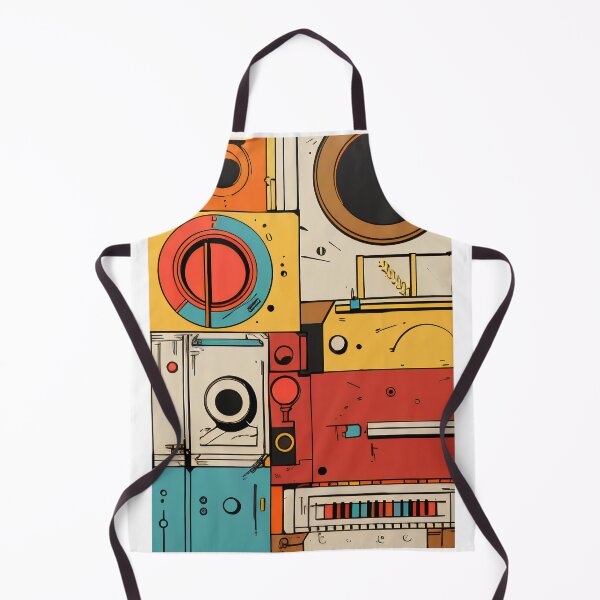 Item preview, retrofuturistic popart design 4 designed and sold by Rebelka.