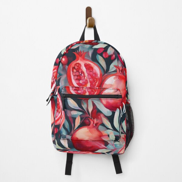 Item preview, Watercolor Pomegranate Fruit Pattern designed and sold by 100Sunsets.
