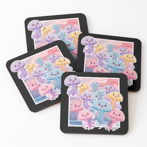 Item preview, Jellyfish Kawaii Pastel designed and sold by nanka-art.