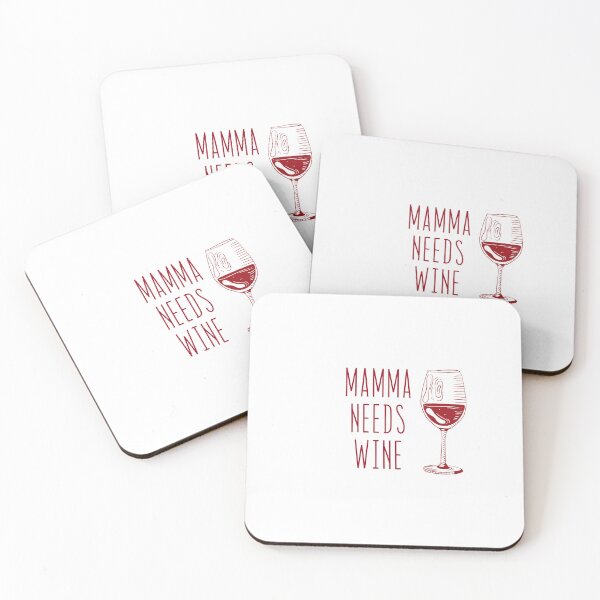 Item preview, Mamma needs wine funny gift idea designed and sold by anajamelek.