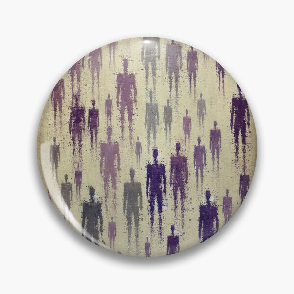 Item preview, Purple Crowd in Watercolor - Abstract People Painting designed and sold by Blink Art Studio.