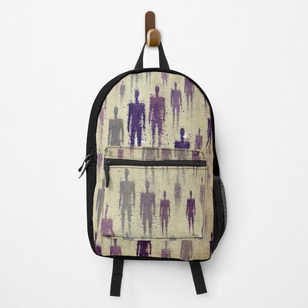 Item preview, Purple Crowd in Watercolor - Abstract People Painting designed and sold by Blink Art Studio.