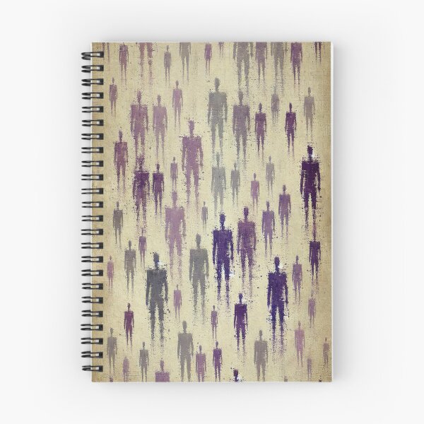 Item preview, Purple Crowd in Watercolor - Abstract People Painting designed and sold by Blink Art Studio.