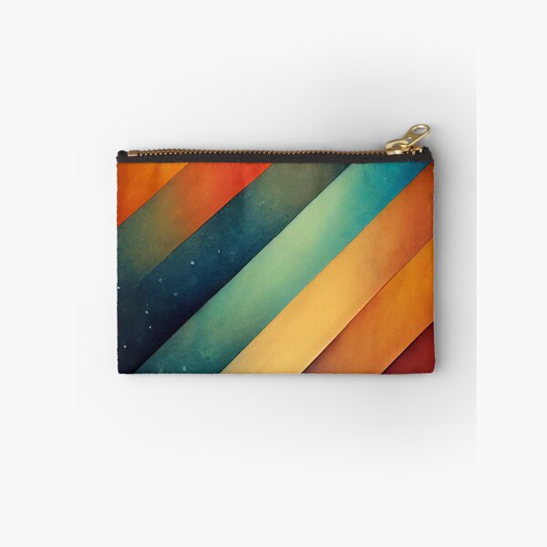 Item preview, Colored diagonal stripes retro vibes designed and sold by Rebelka.