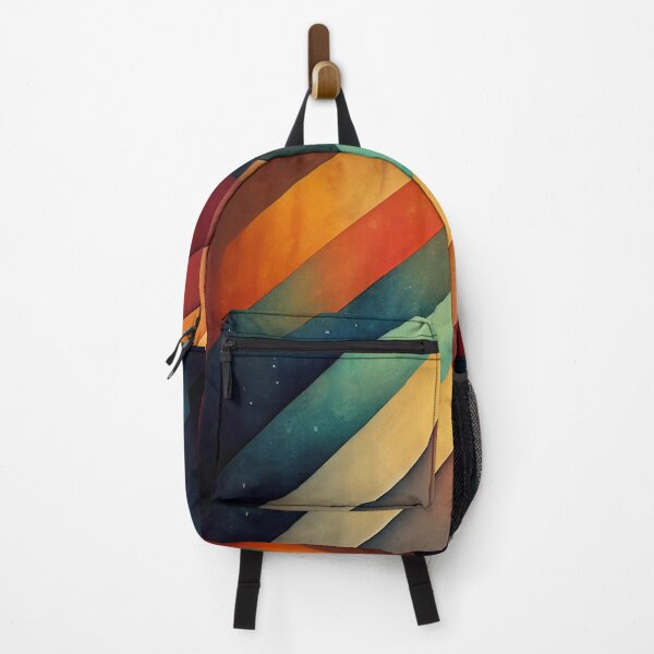 Item preview, Colored diagonal stripes retro vibes designed and sold by Rebelka.