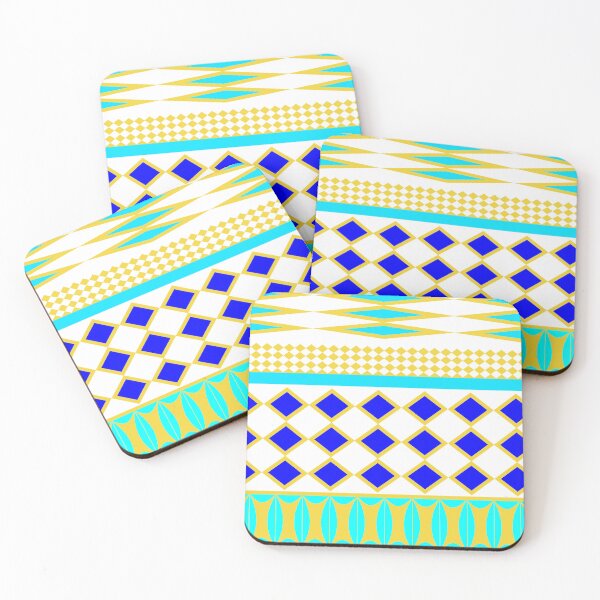 Item preview, Abstract pattern representing animals at a watering hole designed and sold by Kacharava.