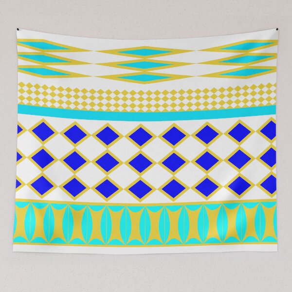 Item preview, Abstract pattern representing animals at a watering hole designed and sold by Kacharava.