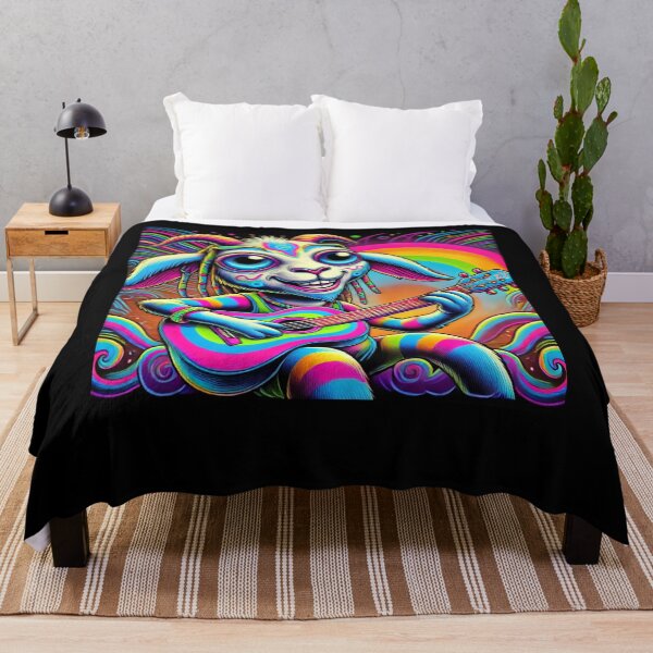 Item preview, Alien Goat Reggae Vibes Psychedelic Art designed and sold by Noussairox.