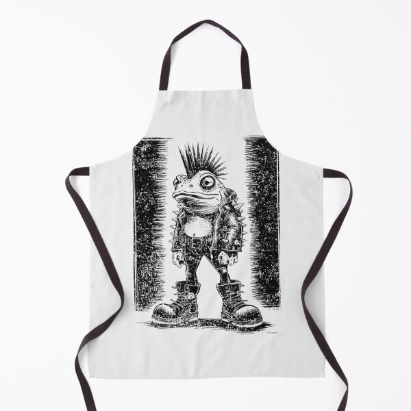 Item preview, Hilarious Vintage Mohican Punk Rocker Frog designed and sold by paulo silveira.