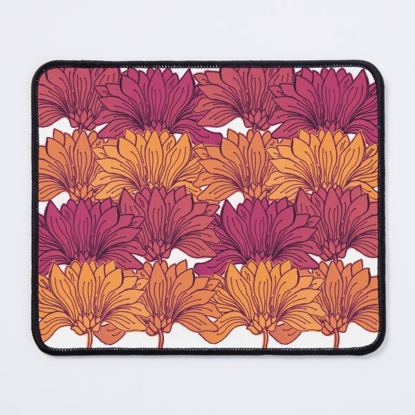 Item preview, Autumnal flower botanical pattern designed and sold by LynseysArtShop.