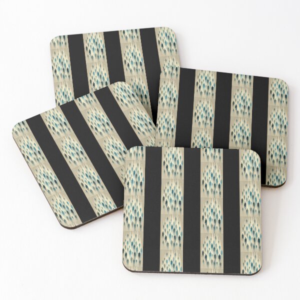 Item preview, Blue Abstract Crowd of People designed and sold by Blink Art Studio.