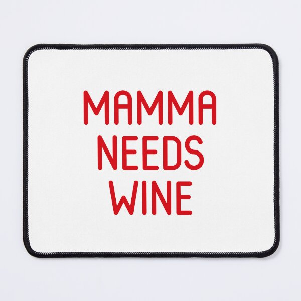 Item preview, Mamma needs wine funny gift idea designed and sold by anajamelek.