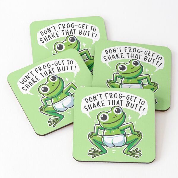 Item preview, Frog butt x frog butt designed and sold by The  Knick Knack Nook.