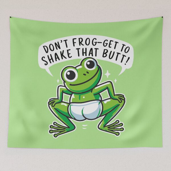 Item preview, Frog butt x frog butt designed and sold by The  Knick Knack Nook.