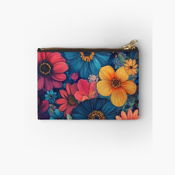 Artikelvorschau, Lebendige Blüten auf einer mitternachtsblauen Leinwand entworfen und verkauft von GhadeerGhonaim.