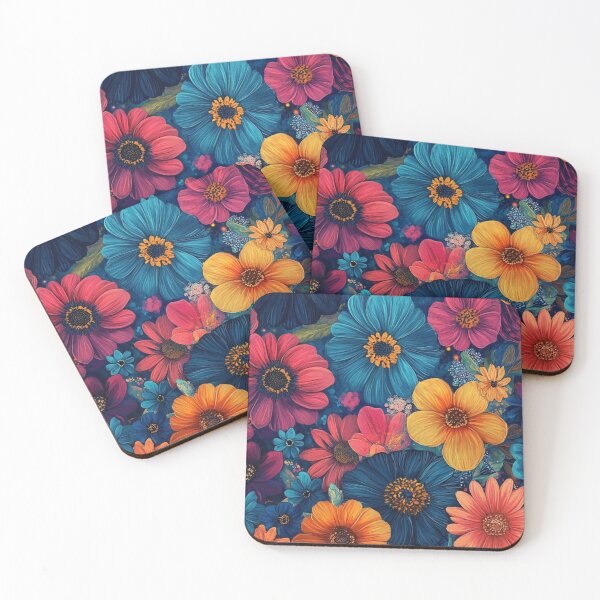 Item preview, Vibrant Blooms on a Midnight Canvas designed and sold by GhadeerGhonaim.