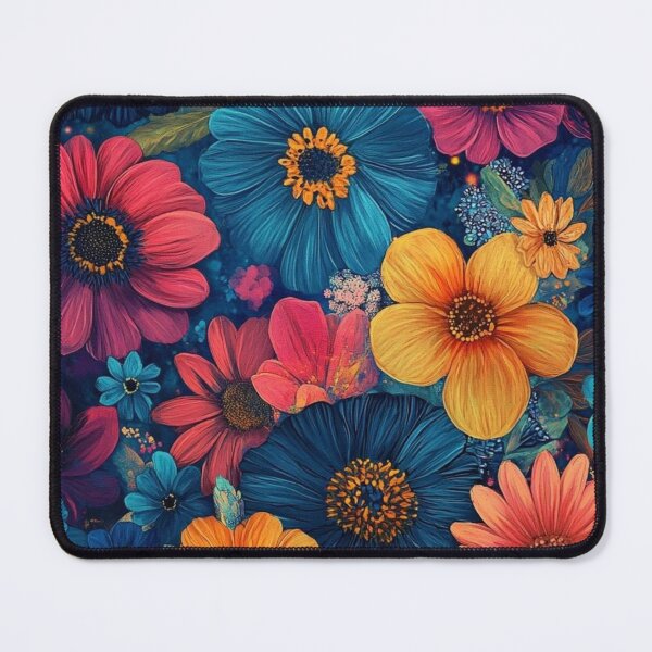 Item preview, Vibrant Blooms on a Midnight Canvas designed and sold by GhadeerGhonaim.