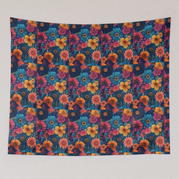 Item preview, Vibrant Blooms on a Midnight Canvas designed and sold by GhadeerGhonaim.