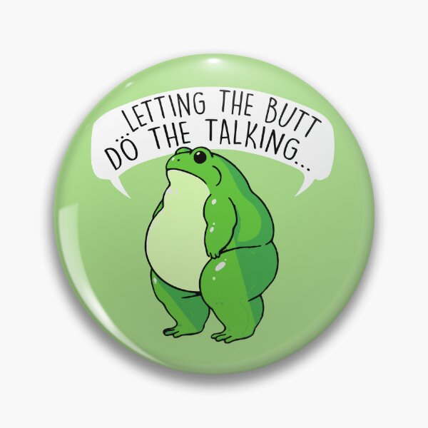 Item preview, Frog butt x frog butt designed and sold by The  Knick Knack Nook.