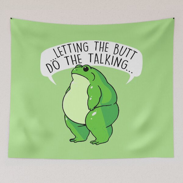 Item preview, Frog butt x frog butt designed and sold by The  Knick Knack Nook.