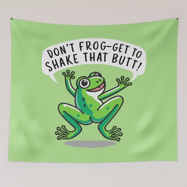 Item preview, Frog butt x frog butt designed and sold by The  Knick Knack Nook.