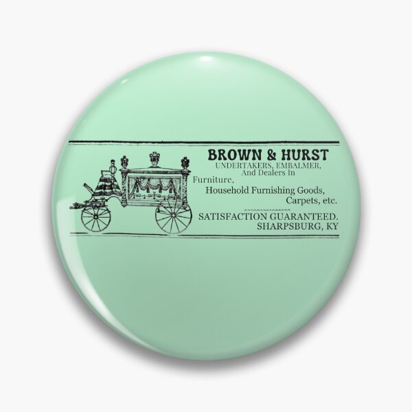 Item preview, Brown & Hurst Undertakers,  Embalmers designed and sold by JoezPlace.