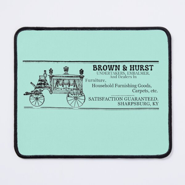 Item preview, Brown & Hurst Undertakers,  Embalmers designed and sold by JoezPlace.