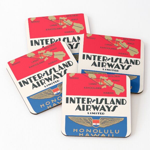 Item preview, Vintage Inter-Island Airways-Logo 1929-1940 designed and sold by PIXEL POP DESIGNS - Beyond the Norm!.