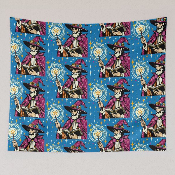Item preview, Wizard Pop Art Style designed and sold by artofuniverse.