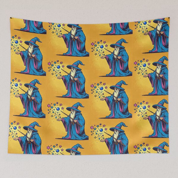 Item preview, Wizard Pop Art Style designed and sold by artofuniverse.