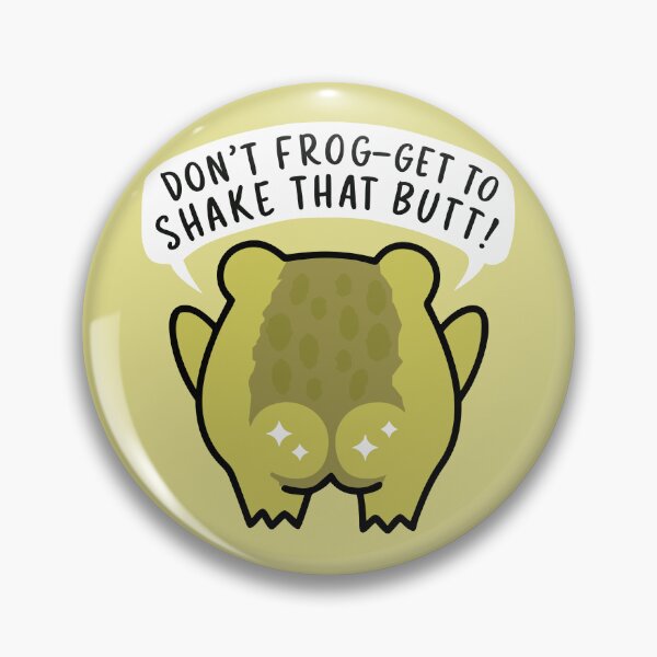 Item preview, Frog butt x frog butt designed and sold by The  Knick Knack Nook.
