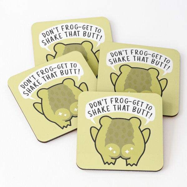Item preview, Frog butt x frog butt designed and sold by The  Knick Knack Nook.
