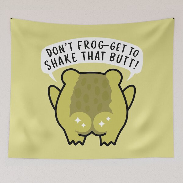 Item preview, Frog butt x frog butt designed and sold by The  Knick Knack Nook.