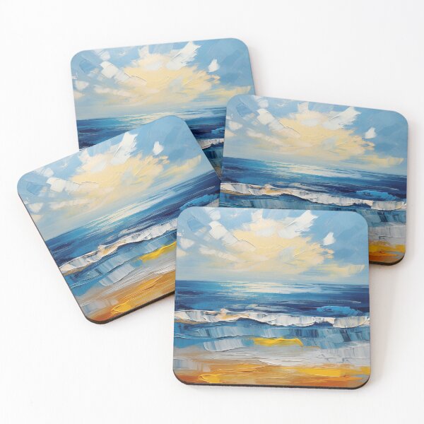 Item preview, Abstract Ocean Beach designed and sold by EnchantedWishes.