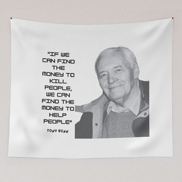 Item preview, Tony Benn Quote designed and sold by sourceoflife.