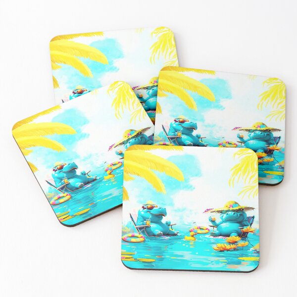 Item preview, Hippo Pool Party designed and sold by ACAFUCA.