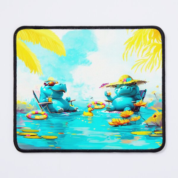 Item preview, Hippo Pool Party designed and sold by ACAFUCA.