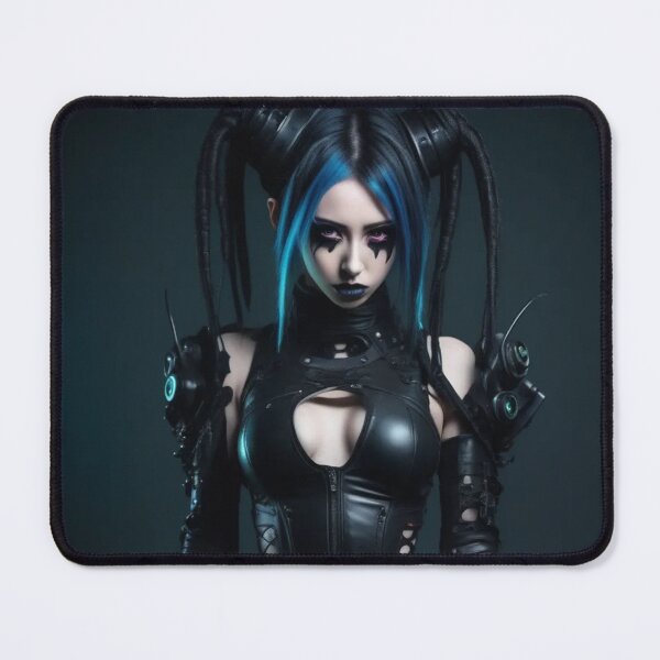 Artikelvorschau, Cyber Goth Girl, Sexy Fotografie, Schwarzes PVC entworfen und verkauft von Burn-Ego.