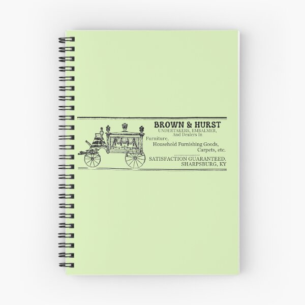 Item preview, Brown & Hurst Undertakers,  Embalmers designed and sold by JoezPlace.