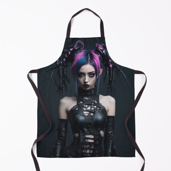 Item preview, Cyber Goth Model, Sexy Photography, Black PVC designed and sold by Burn-Ego.
