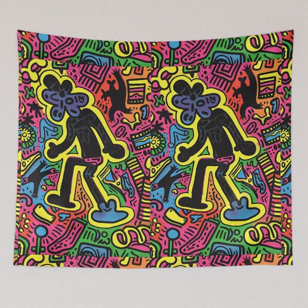 Item preview, Very colorful street art designed and sold by MidArtForge.