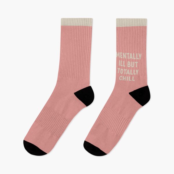 Item preview, Mentally Ill But Totally Chill Funny Sarcastic Quote designed and sold by quarantine81.
